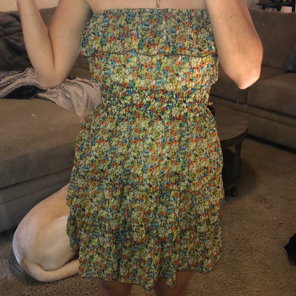 Floral layered dress